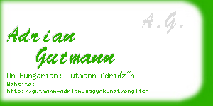 adrian gutmann business card